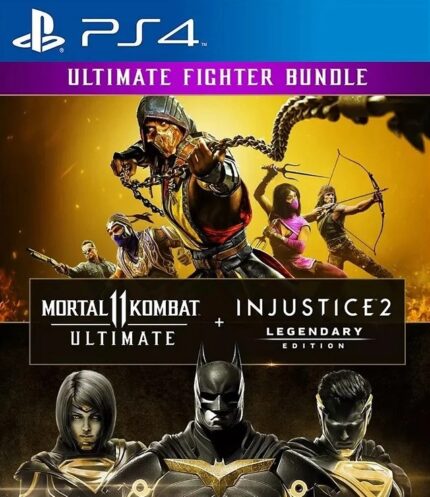Pacote Mortal Kombat 11 Ultimate + Injustice 2 - PS4 - Mídia Digital