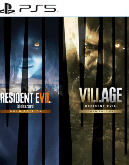 Resident Evil 7 Gold Edition & Village Gold Edition - PS5 - Mídia Digital