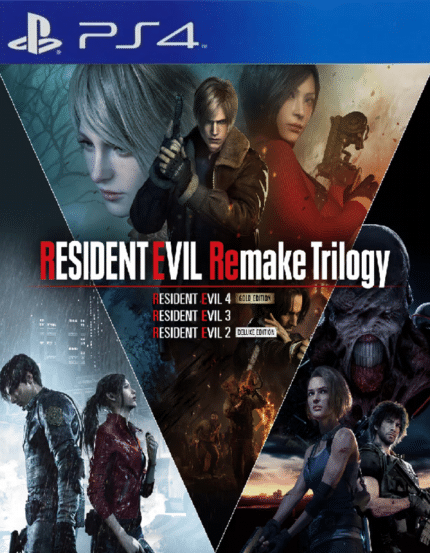Resident Evil Remake Trilogy - PS4 - Mídia Digital